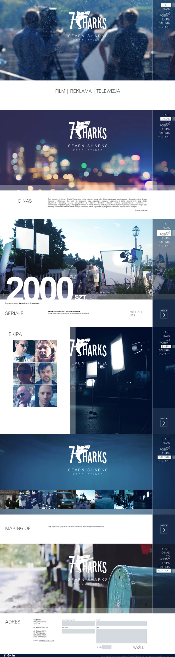 7sharks.com – wersja na komputer