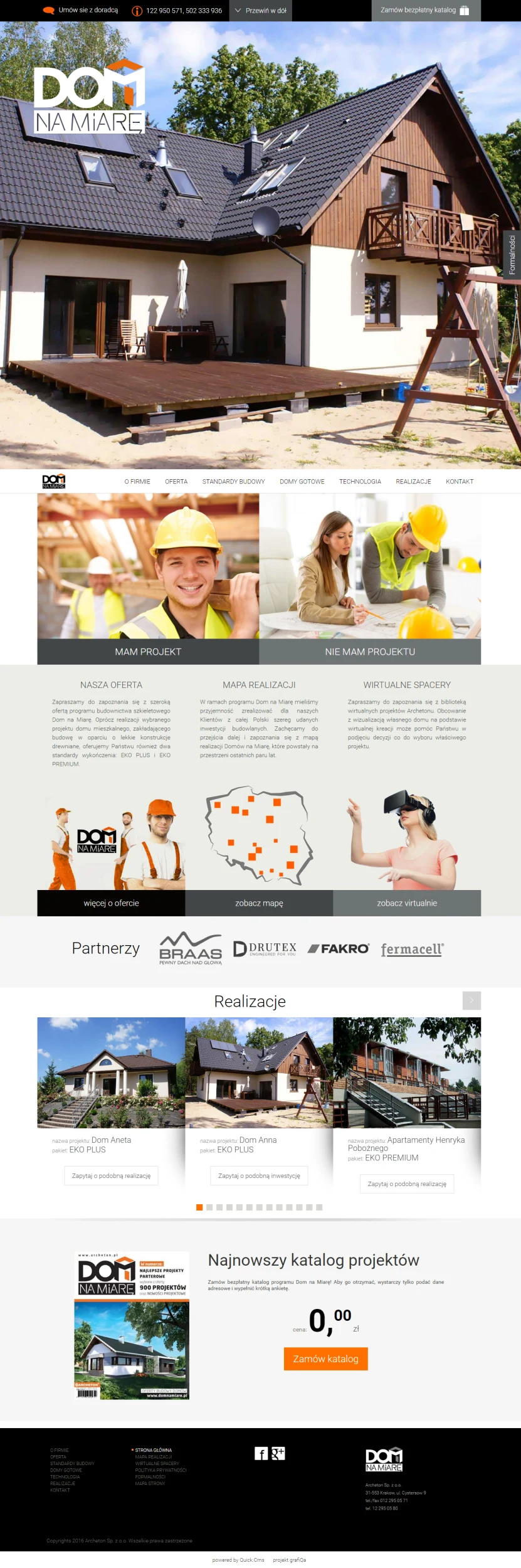 domnamiare.pl – wersja na komputer
