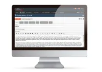 page editing view