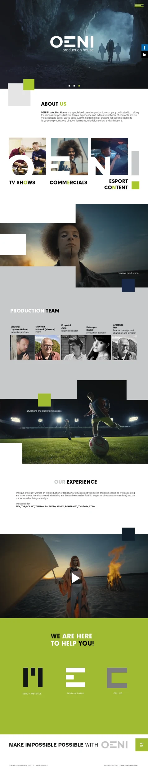 oeni.pl – wersja na komputer