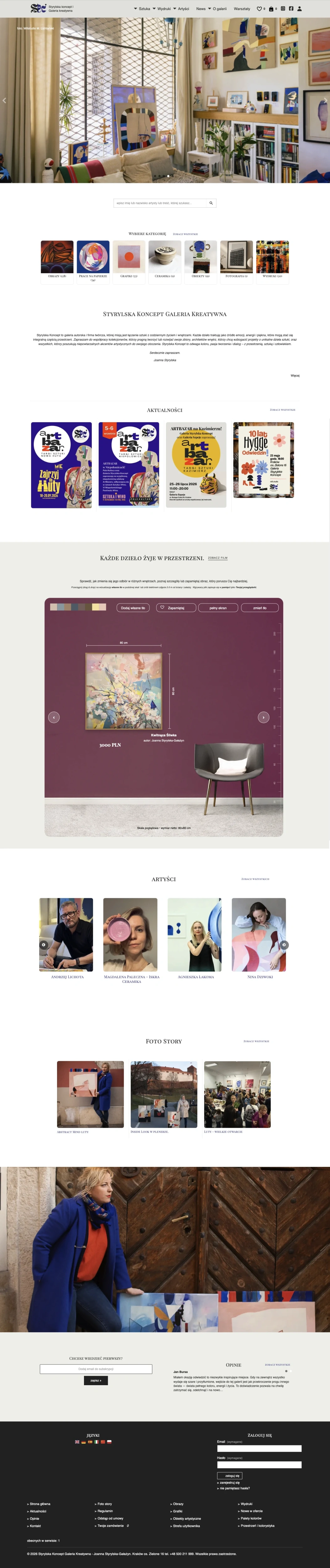 styrylskakoncept.com – wersja na komputer