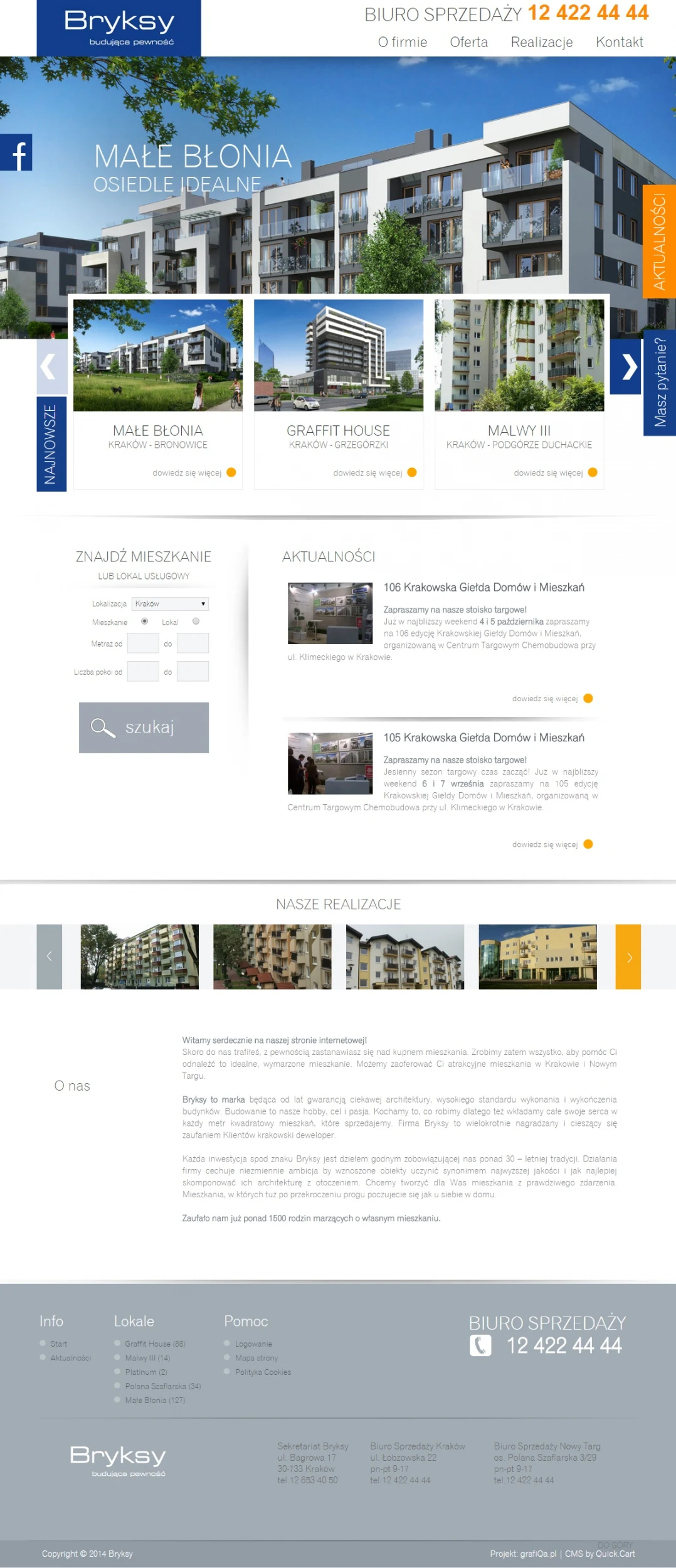 bryksy.pl – wersja na komputer