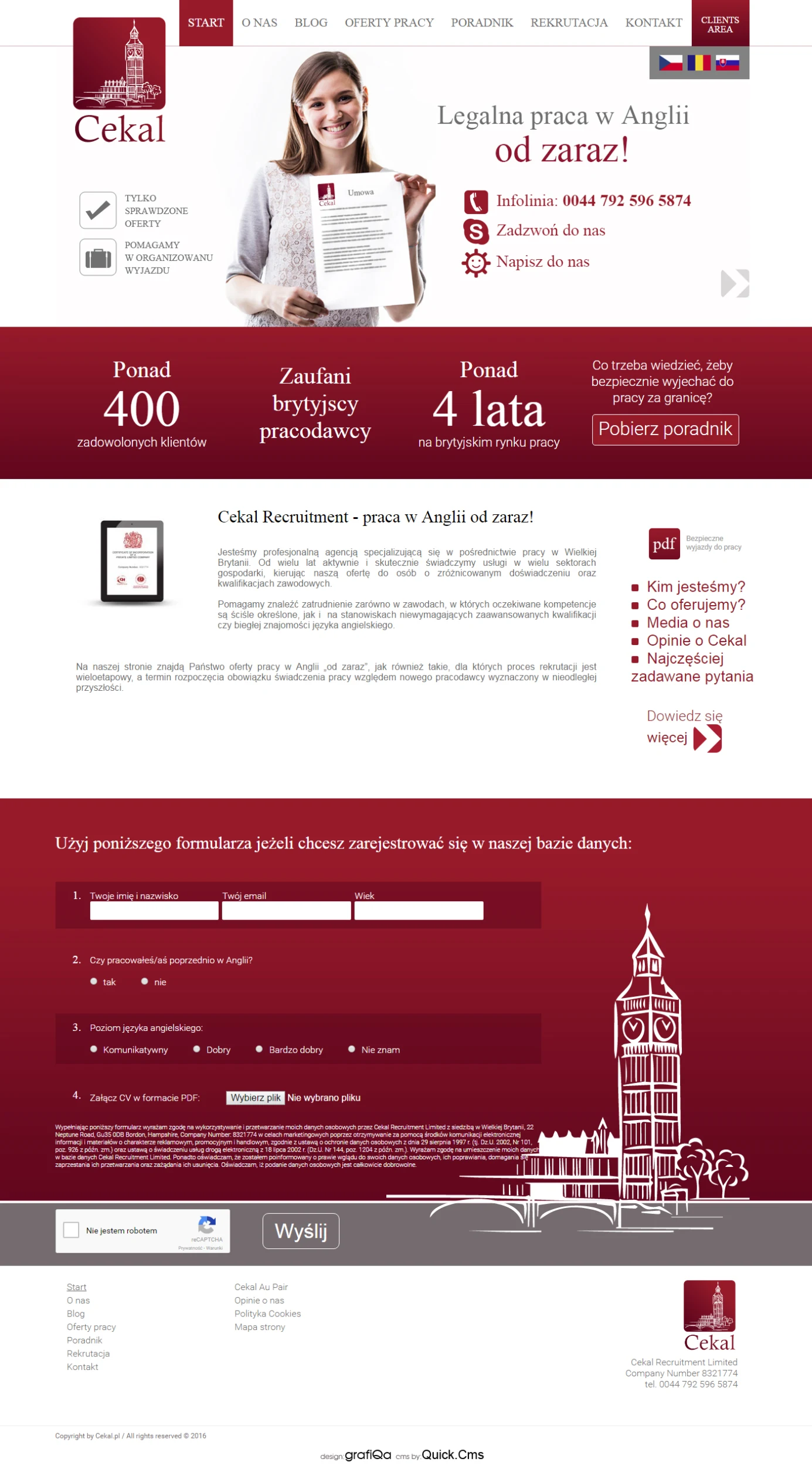 cekal.pl – wersja na komputer