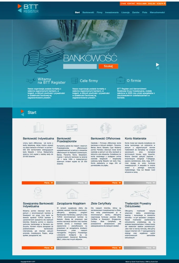 E-offshore.pl – wersja na komputer