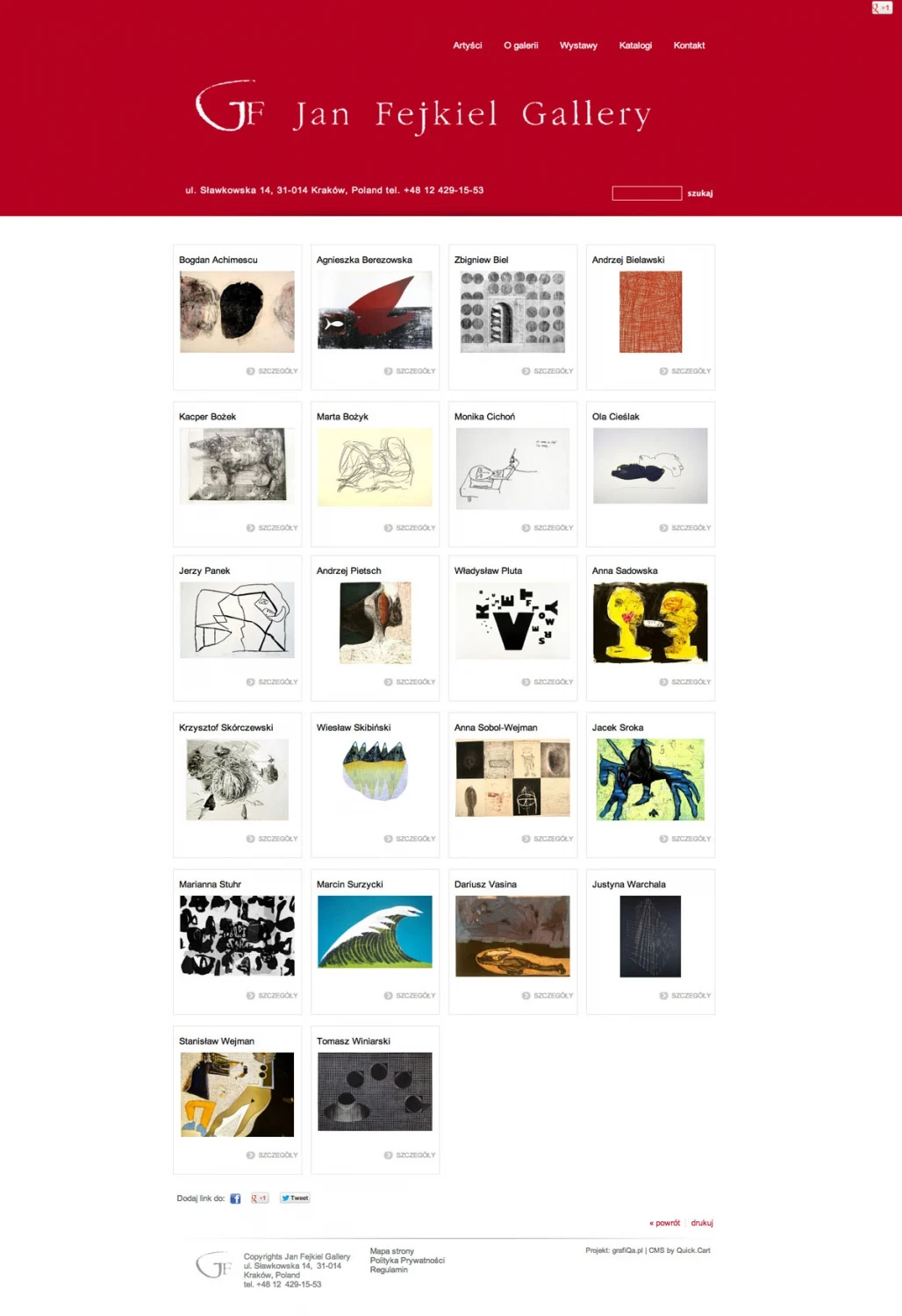 FejkielGallery.com – wersja na komputer