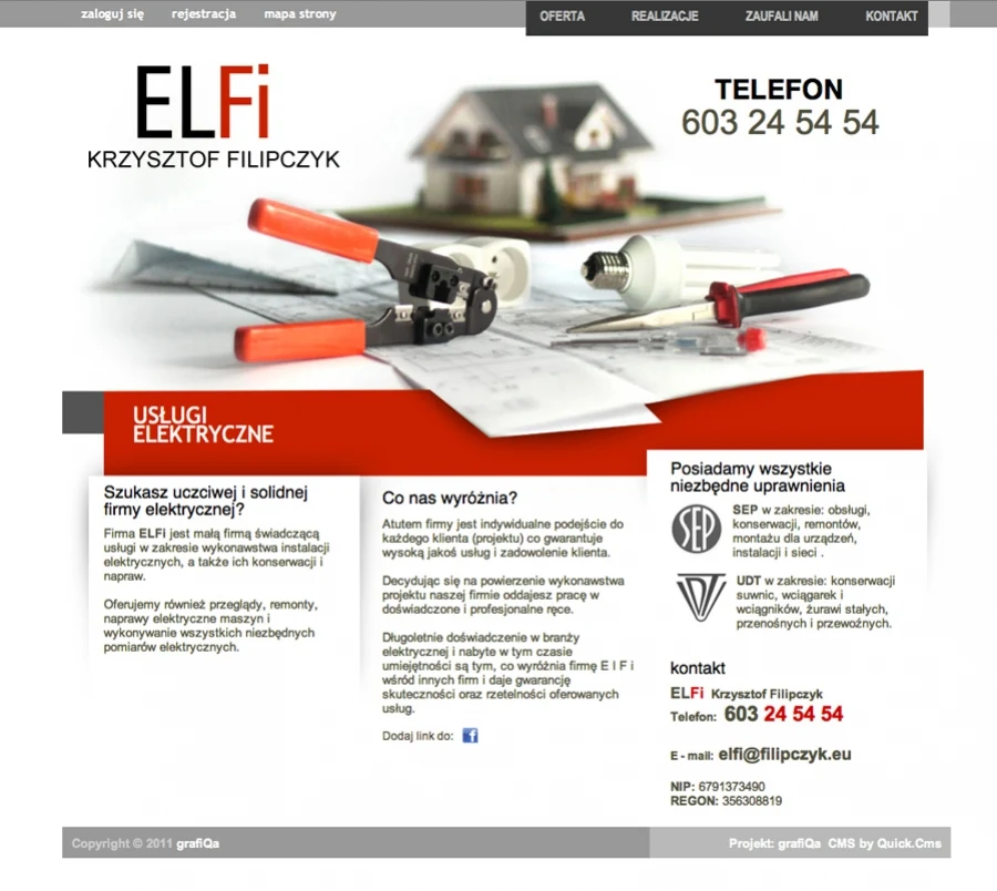 Filipczyk.eu – wersja na komputer