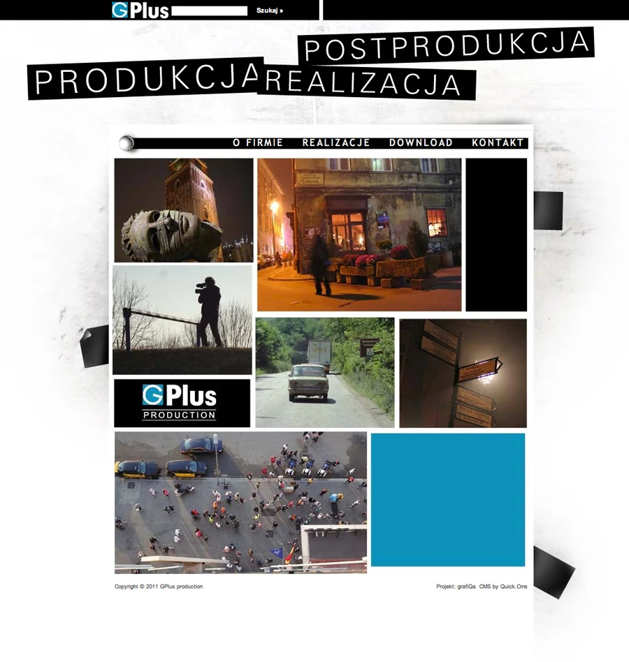 GplusProduction.pl – wersja na komputer