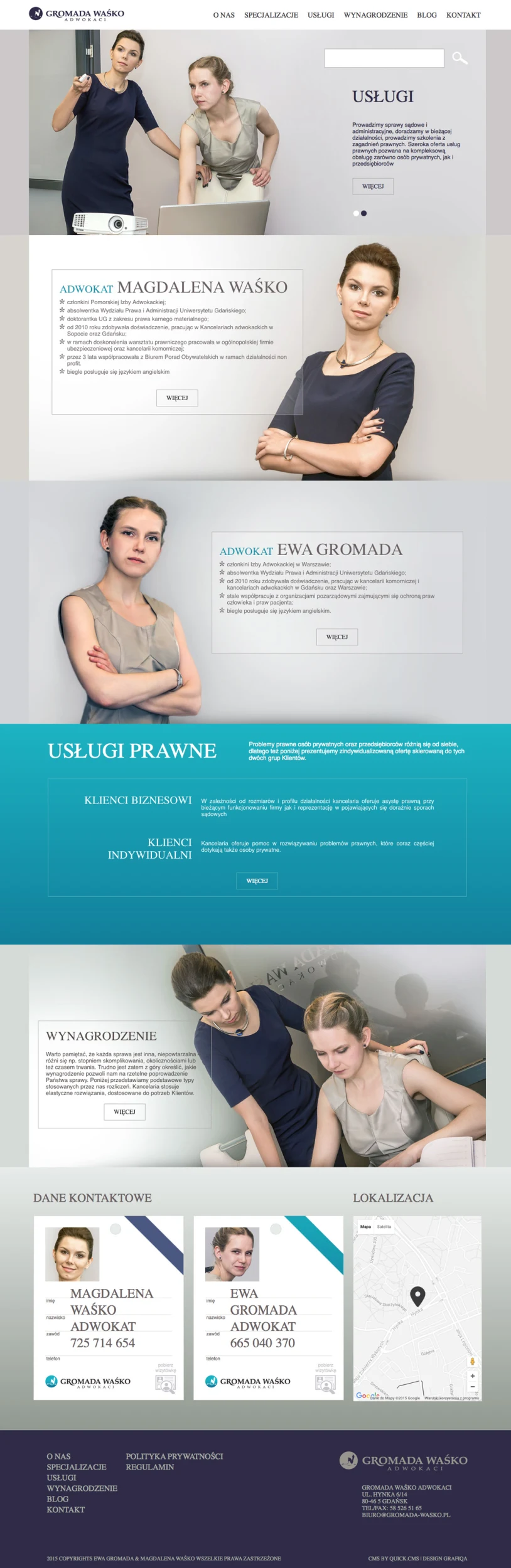 gromada-wasko.pl – wersja na komputer