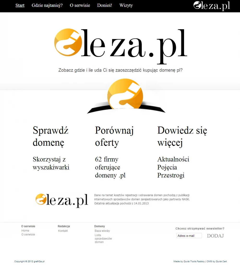 IleZa.pl – wersja na komputer