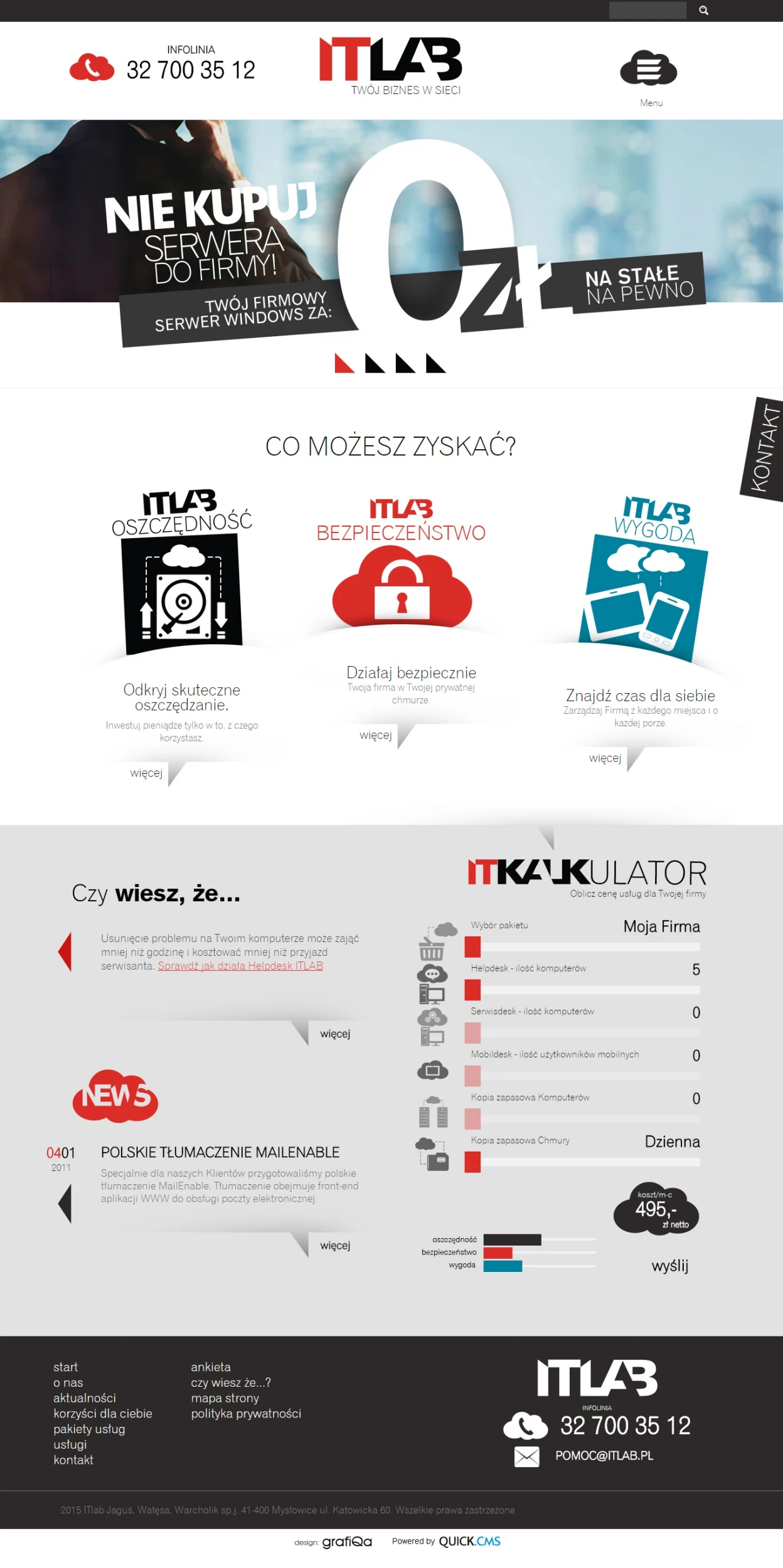 itlab.pl – wersja na komputer