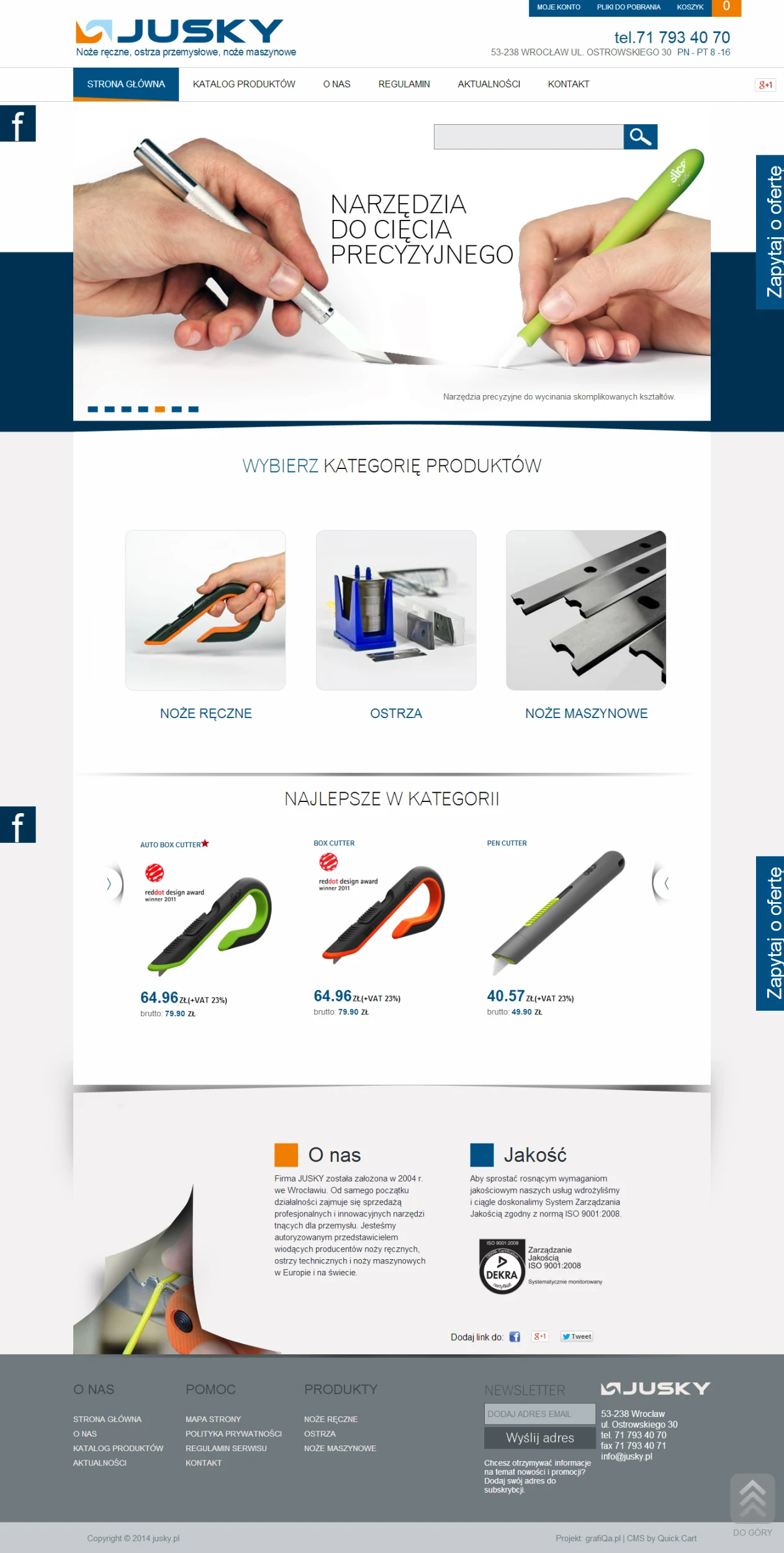 jusky.pl – wersja na komputer