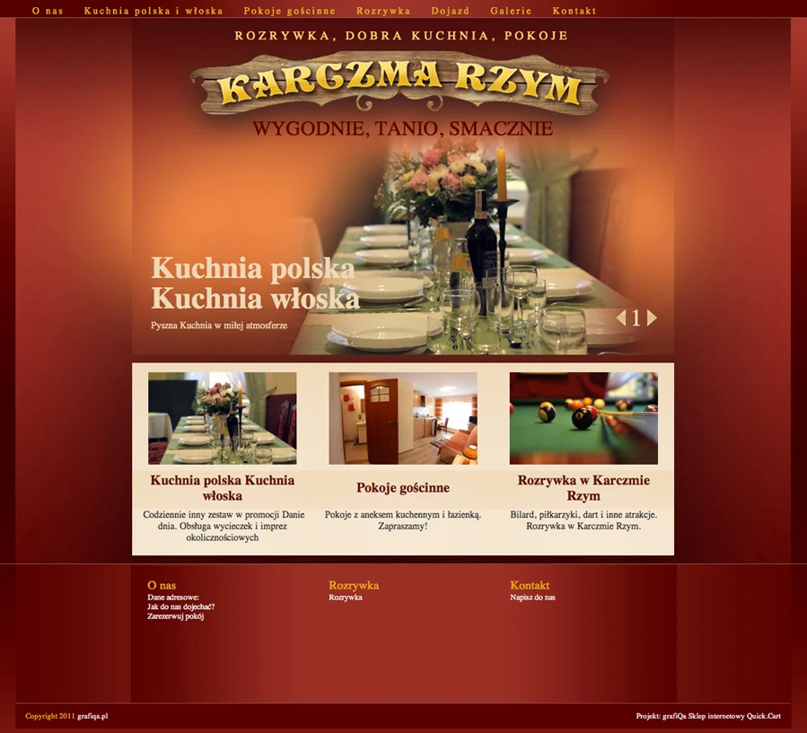 KarczmaRzym.com – wersja na komputer