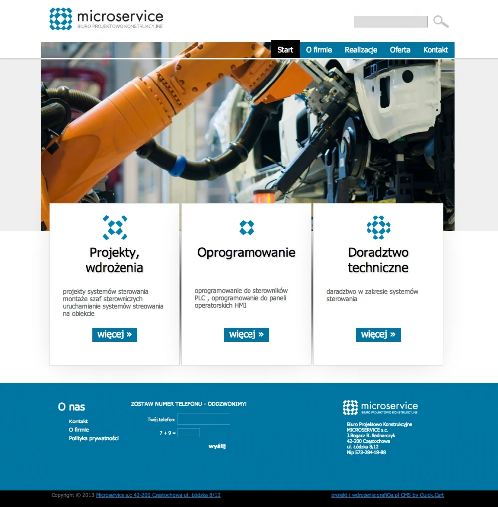 Microservice.info – wersja na komputer
