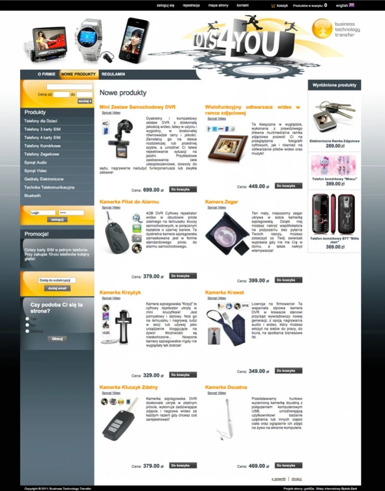 Toys4You.pl – wersja na komputer
