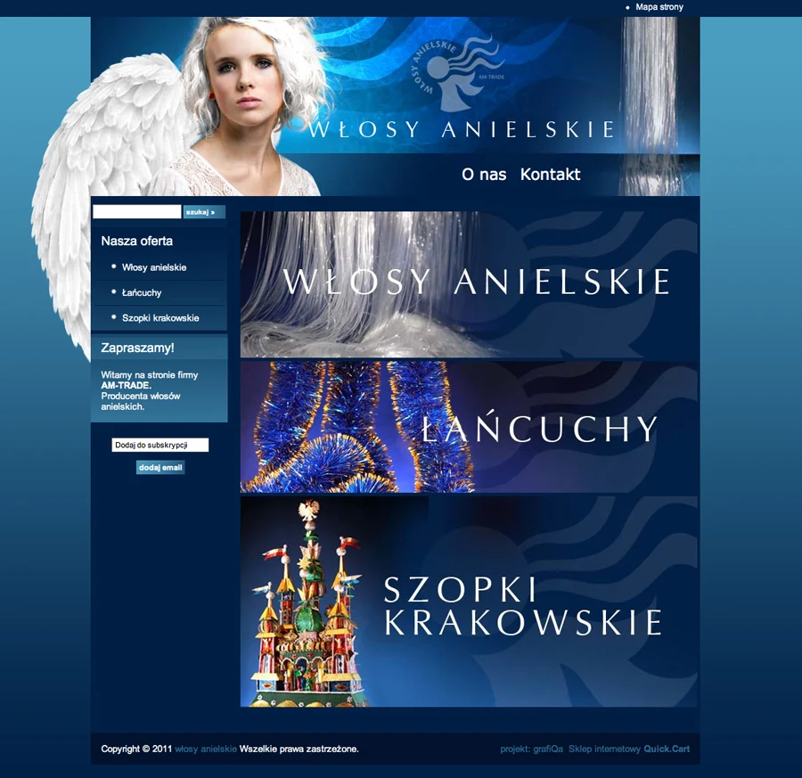 WlosyAnielskie.pl – wersja na komputer