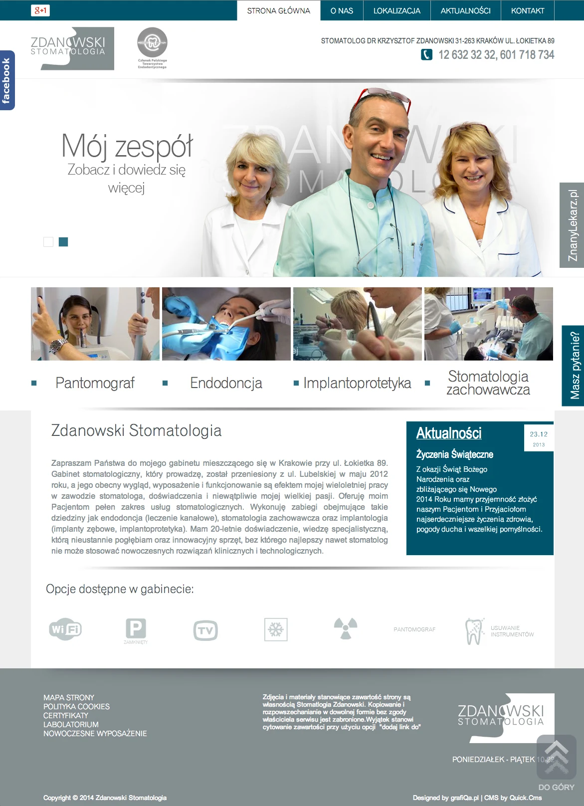 Zdanowski.pl – wersja na komputer